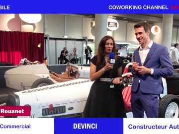 Coworking Channel présente Jonathan ROUANET de DEVINCI Cars