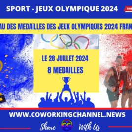 Tableau-Medailles-Jeux-Olympiques-2024-28-juillet-8-medailles-by-Coworking-Channel