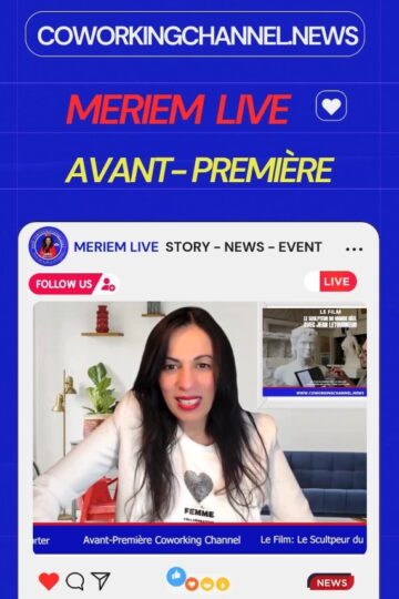 Meriem-Belazouz-Director-Live-Avant-Première-Film-Le-Sculpteur-du-Monde-Reel