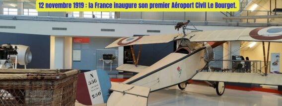 Inauguration- premier-Aéroport-Civil-Le-Bourget-1919-News-Coworking-Channel