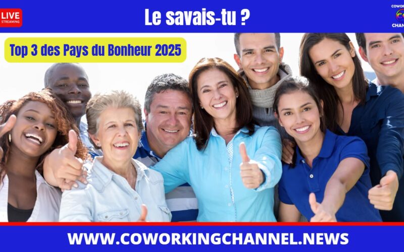 Le Top 3 des Pays les plus heureux au Monde