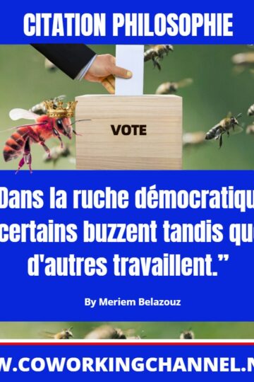 Dans-la-ruche-dƩmocratique-certains-buzzent-tandis-que-d-autres-travaillent-Citation-Meriem-Belazouz