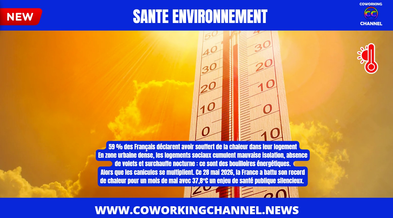Canicule-Pollution-France-News-Coworking-Channel